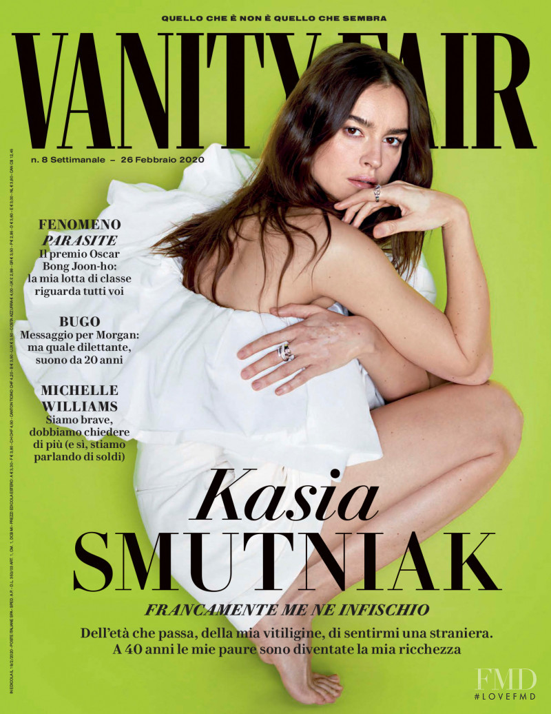Kasia Smutniak featured on the Vanity Fair Italy cover from February 2020