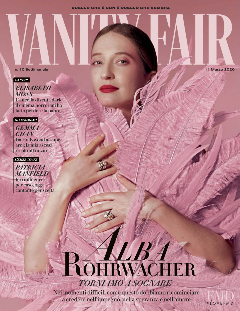 Alba Rohrwacher featured on the Vanity Fair Italy cover from March 2020