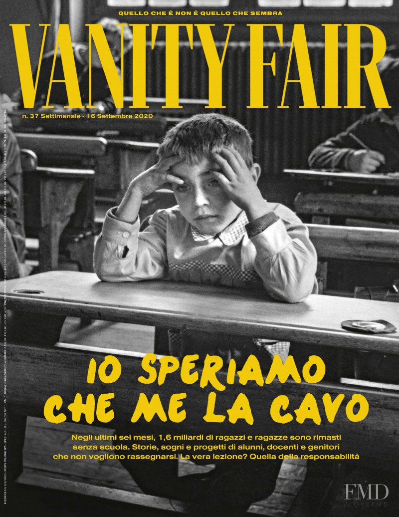  featured on the Vanity Fair Italy cover from September 2020