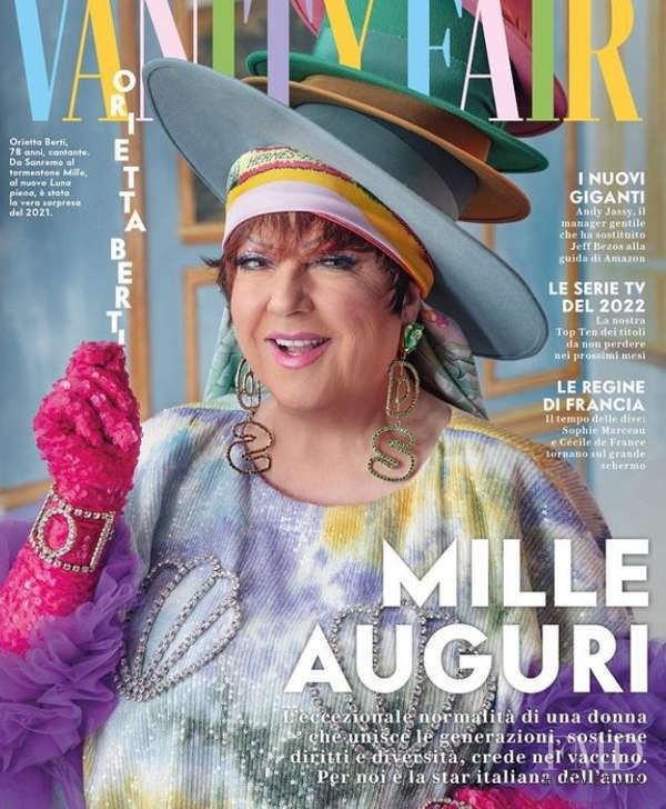  featured on the Vanity Fair Italy cover from December 2021