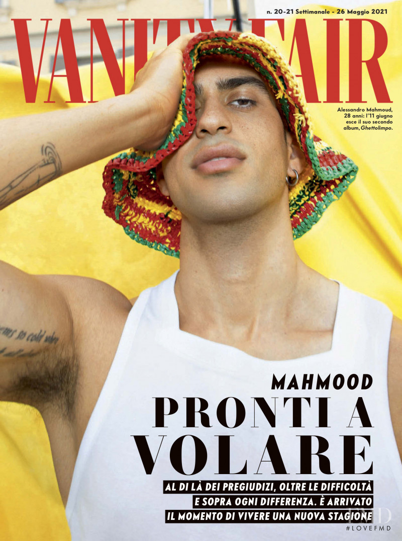 Alessandro Mahmoud featured on the Vanity Fair Italy cover from May 2021