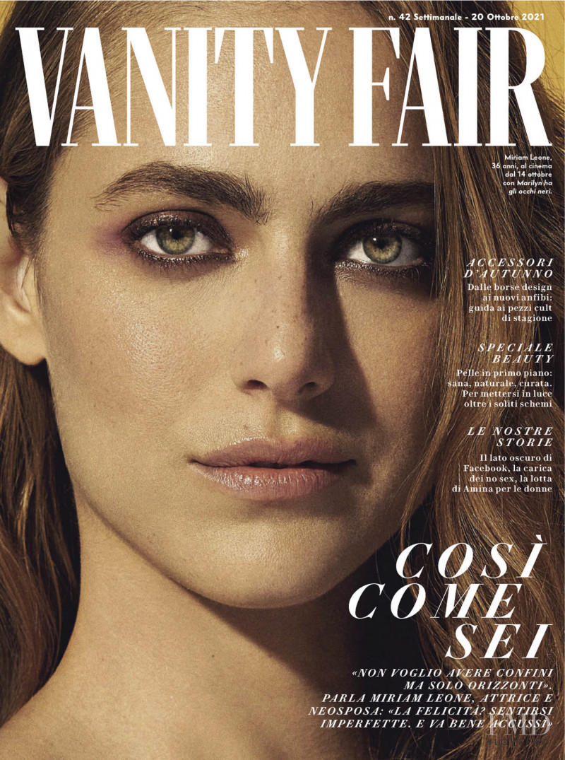  featured on the Vanity Fair Italy cover from October 2021