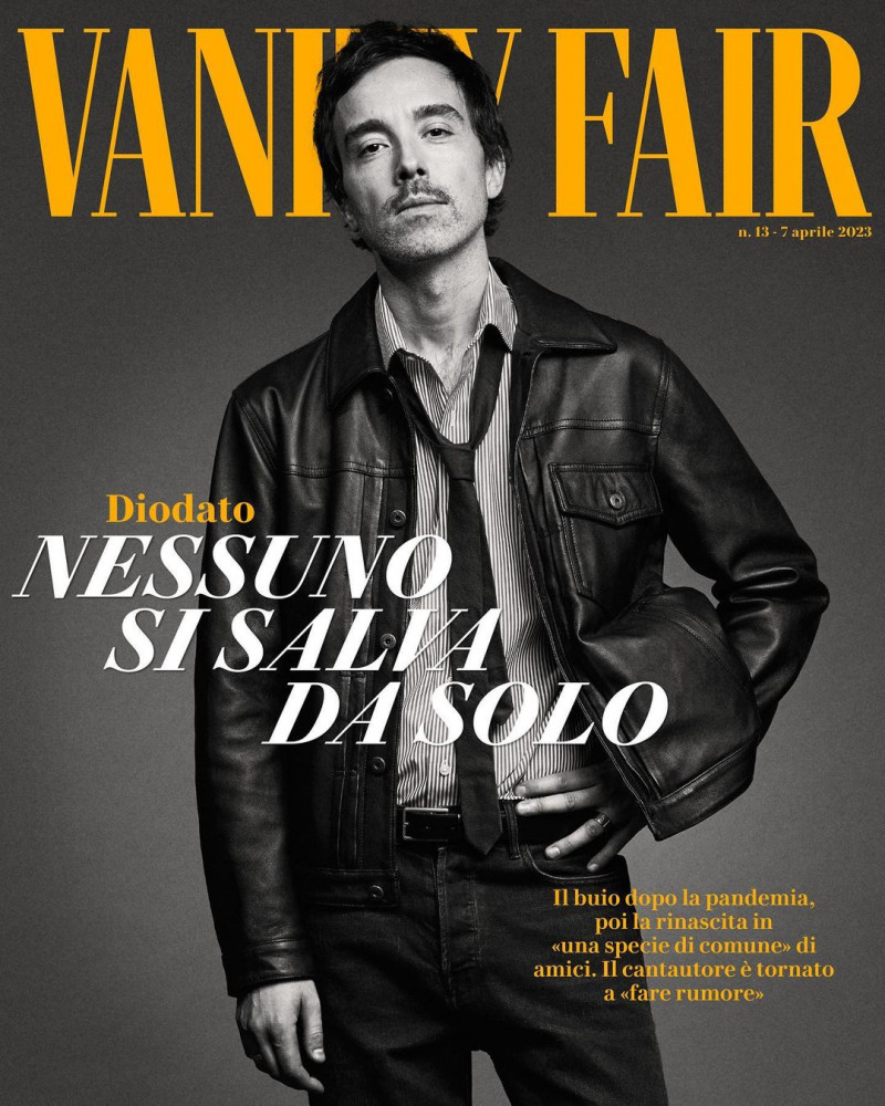 Diodato featured on the Vanity Fair Italy cover from April 2023
