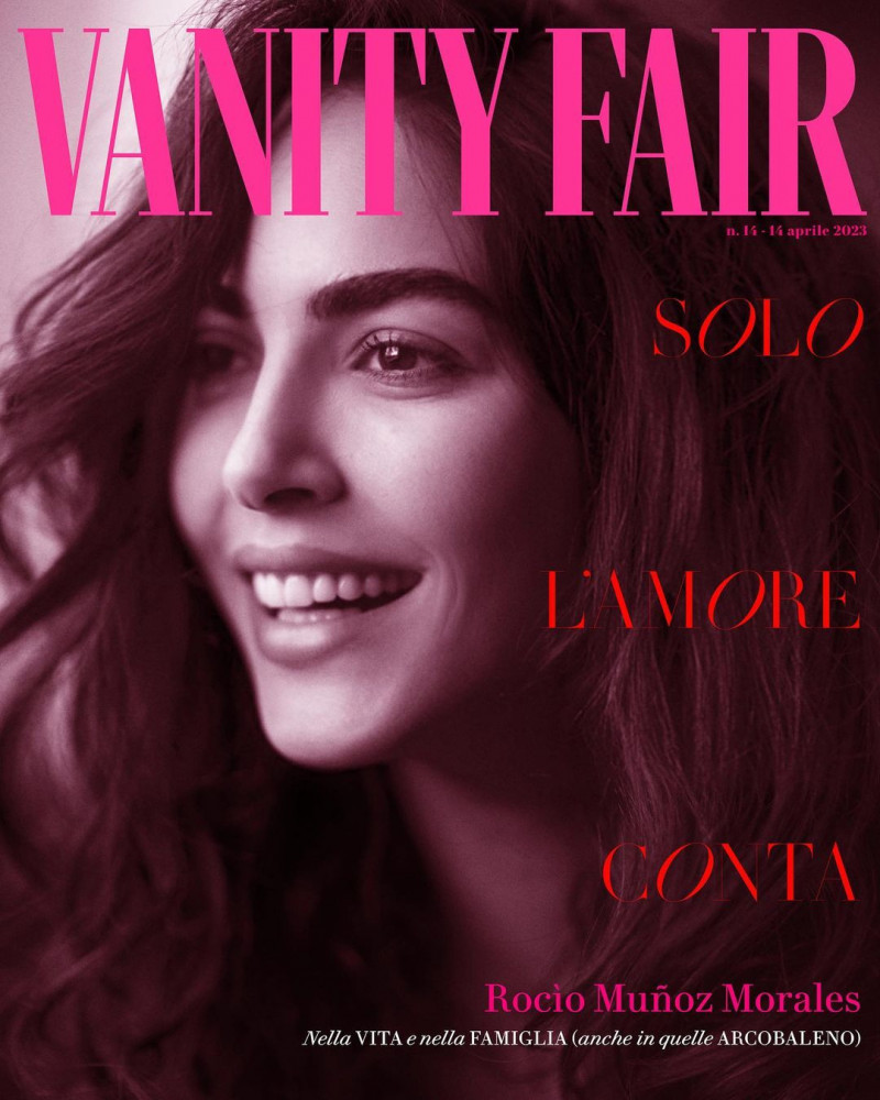 Rocio Munoz Morales featured on the Vanity Fair Italy cover from April 2023