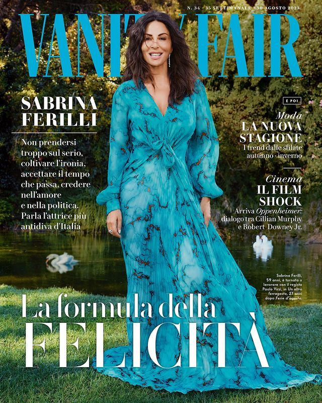  featured on the Vanity Fair Italy cover from August 2023