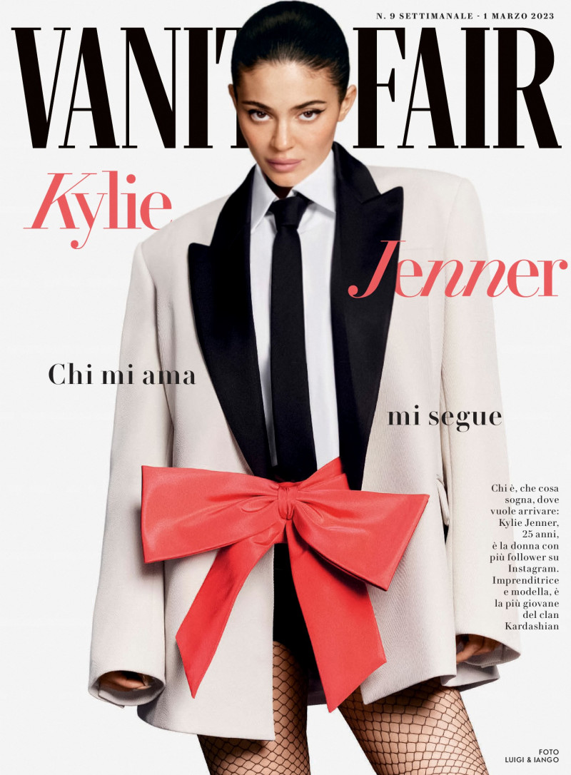 Kylie Jenner featured on the Vanity Fair Italy cover from March 2023