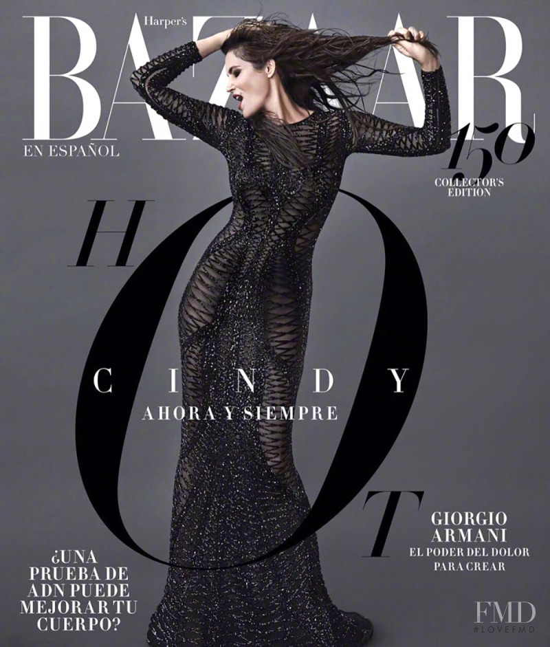 Cindy Crawford featured on the Harper\'s Bazaar Mexico cover from November 2017