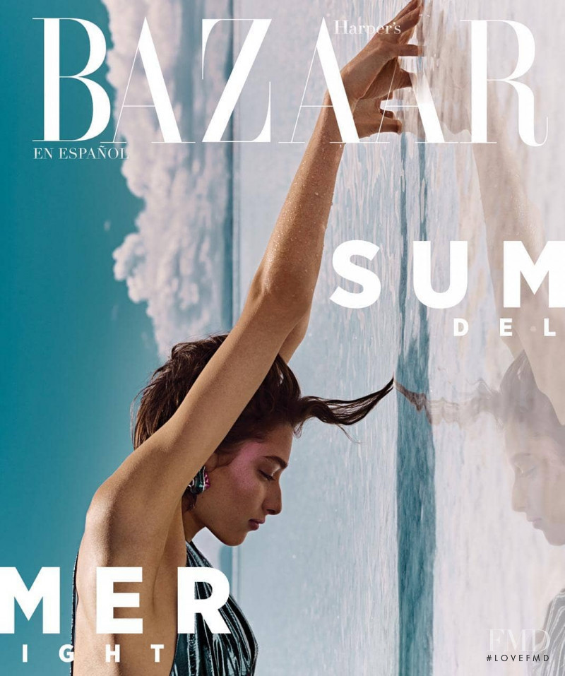 Alexandra Agoston-O\'Connor featured on the Harper\'s Bazaar Mexico cover from June 2019