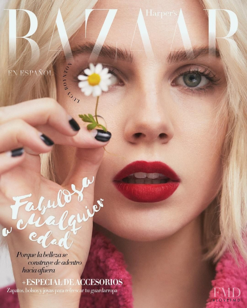 Lucy Boynton  featured on the Harper\'s Bazaar Mexico cover from October 2019