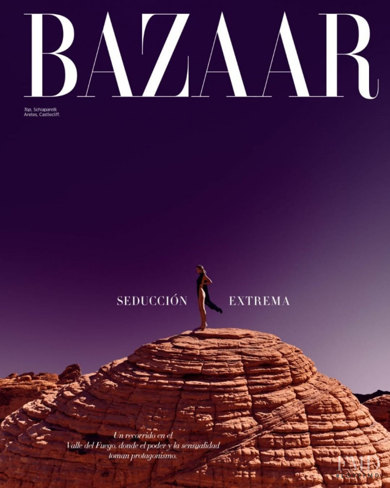 Toni Garrn featured on the Harper\'s Bazaar Mexico cover from February 2020