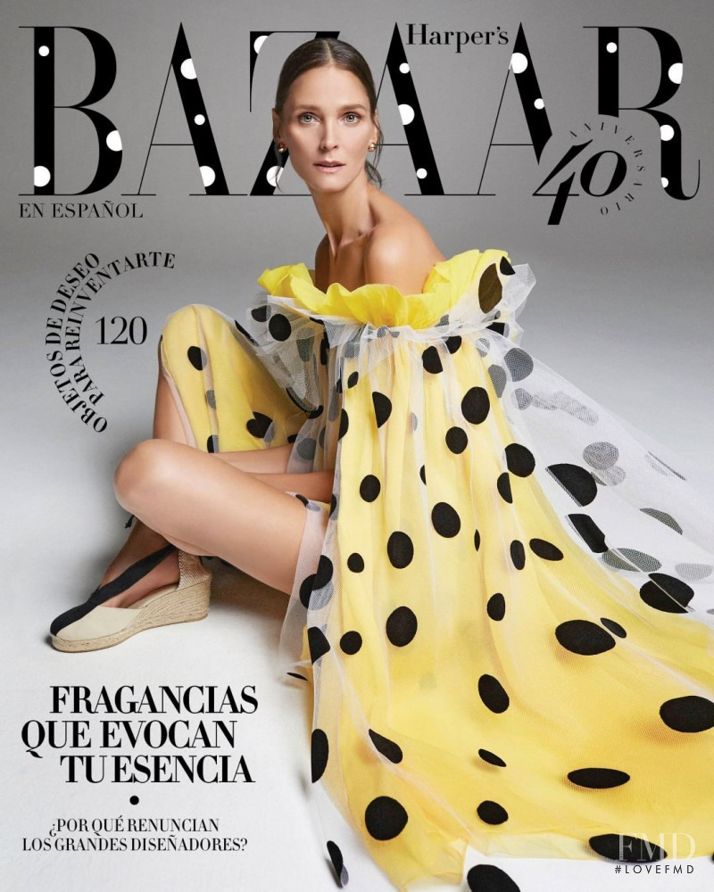 Carmen Kass featured on the Harper\'s Bazaar Mexico cover from May 2020