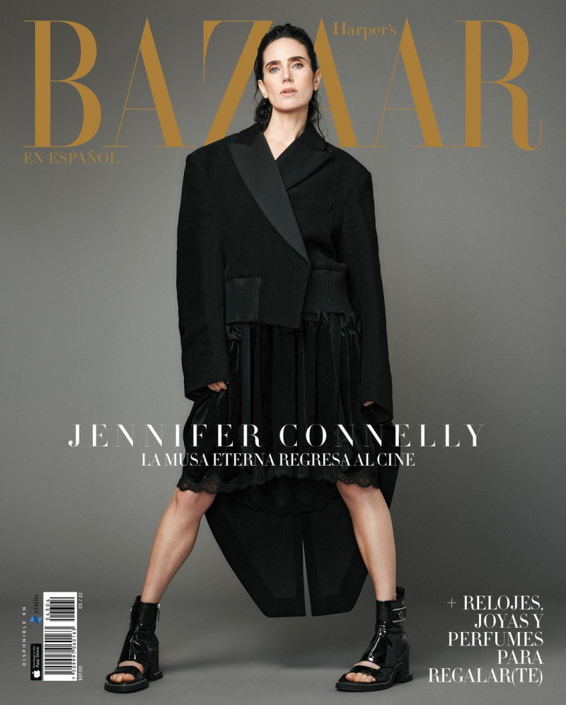 Jennifer Connelly featured on the Harper\'s Bazaar Mexico cover from May 2022