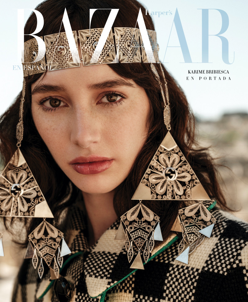 Karime Bribiesca featured on the Harper\'s Bazaar Mexico cover from November 2022