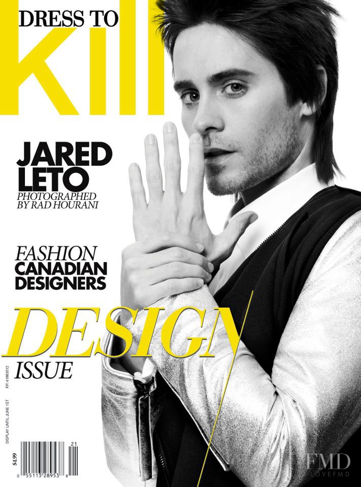 Jared Leto featured on the Dress To Kill Magazine cover from March 2012