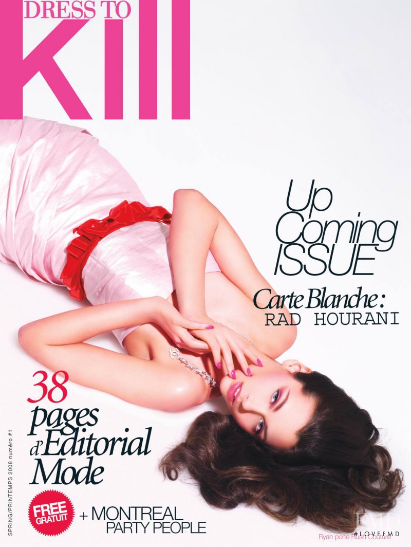 Ryan Martel featured on the Dress To Kill Magazine cover from October 2013