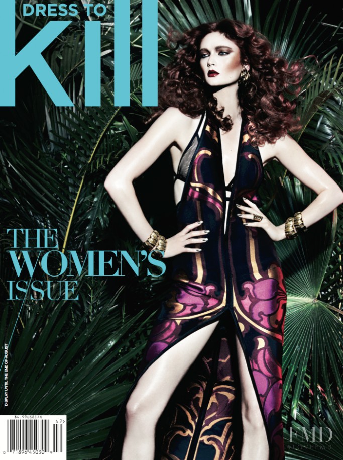 Sophie Touchet featured on the Dress To Kill Magazine cover from June 2014