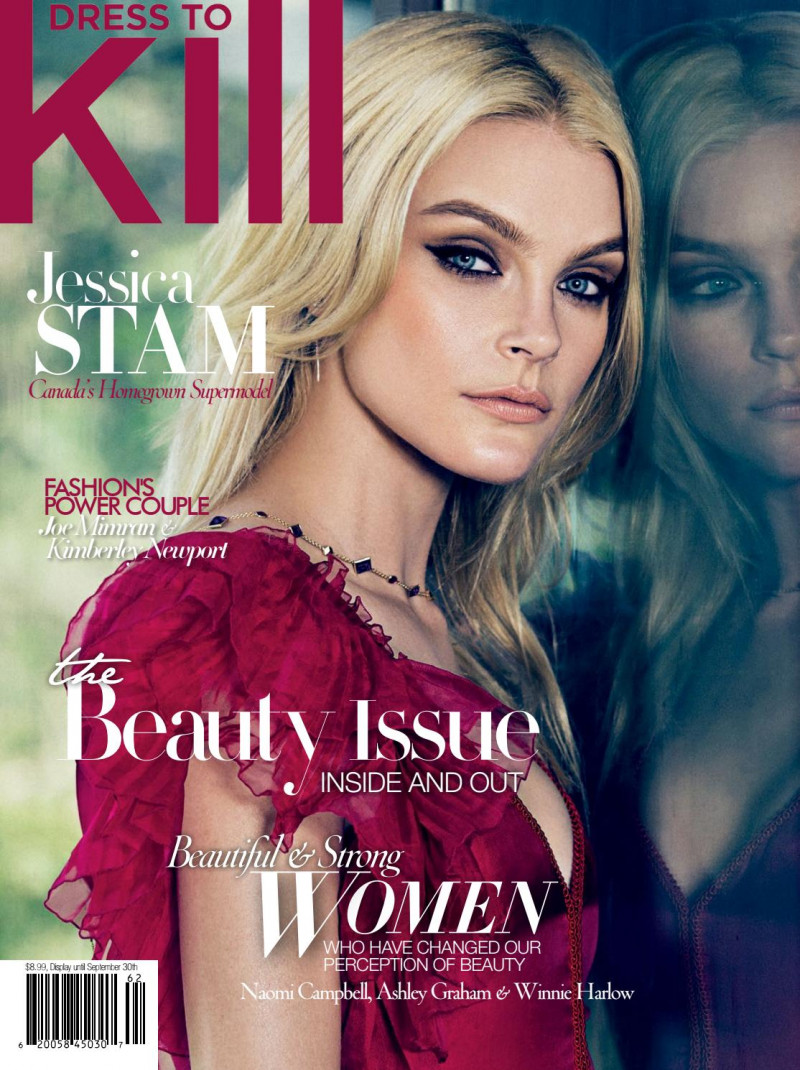 Jessica Stam featured on the Dress To Kill Magazine cover from June 2016