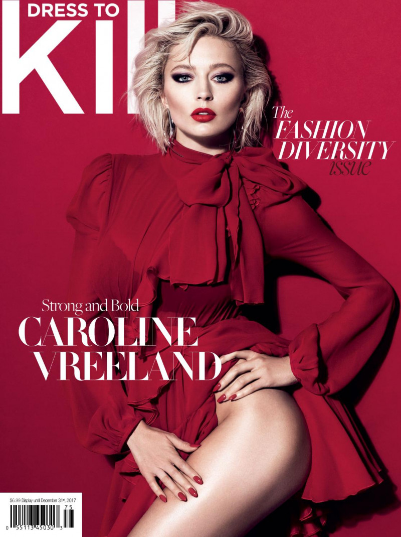 Caroline Vreeland featured on the Dress To Kill Magazine cover from September 2017