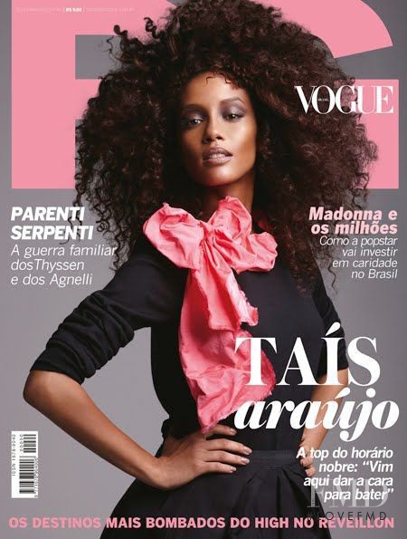  Taís Araújo featured on the RG Vogue Brazil cover from January 2010