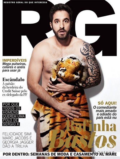 Rafael Bastos featured on the RG Vogue Brazil cover from July 2011