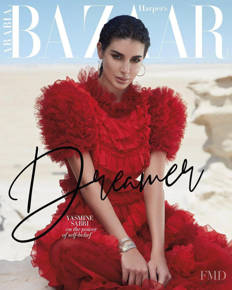 Yasmine Sabri  featured on the Harper\'s Bazaar Arabia cover from November 2018