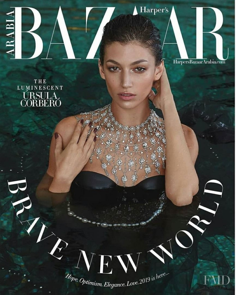  featured on the Harper\'s Bazaar Arabia cover from January 2019