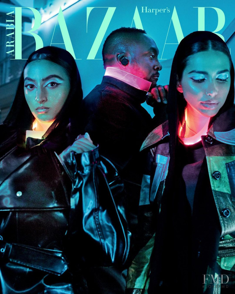 William Adams, Sara Al Madani, Emon Shakoor,  featured on the Harper\'s Bazaar Arabia cover from November 2019