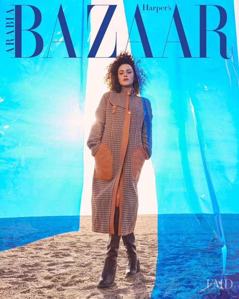May Calamawy featured on the Harper\'s Bazaar Arabia cover from November 2020