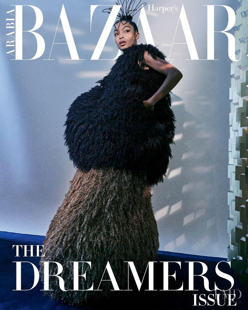 Yara Shahidi featured on the Harper\'s Bazaar Arabia cover from September 2020