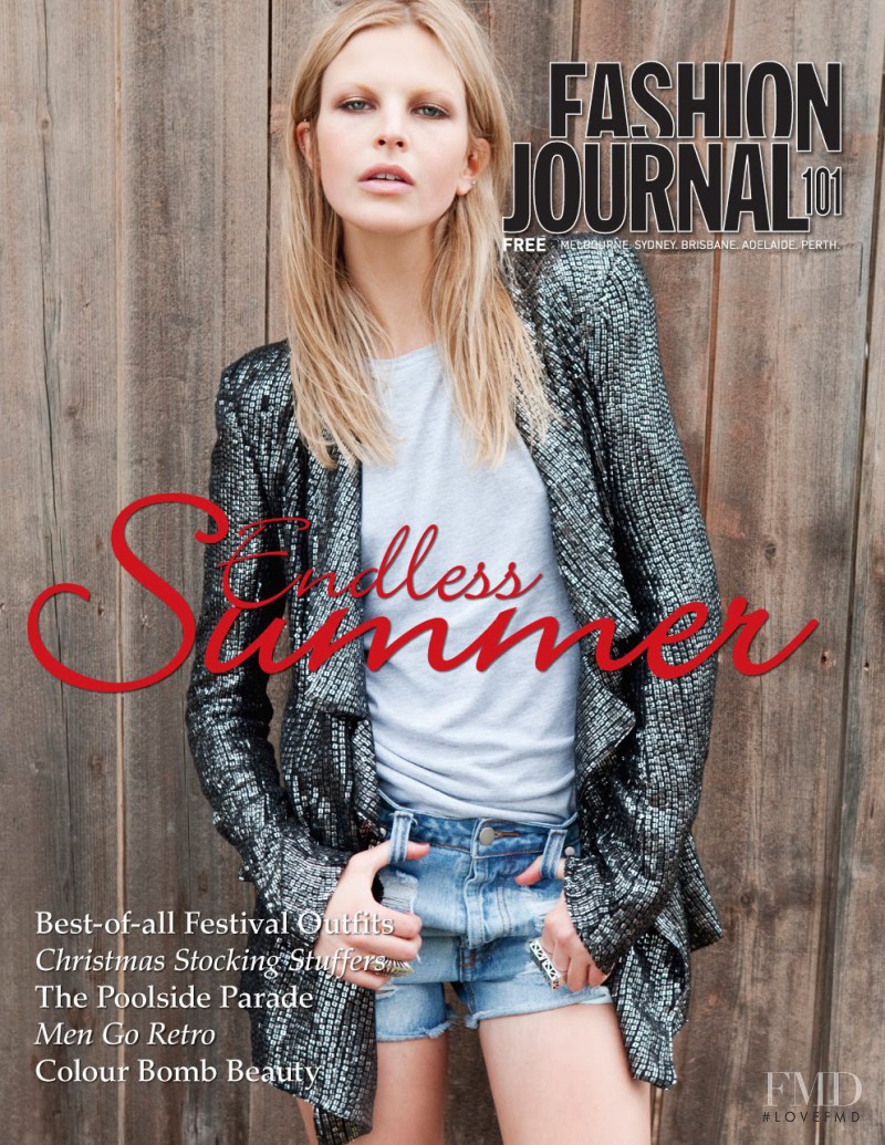 Chelsea Scanlan featured on the Fashion Journal cover from February 2011