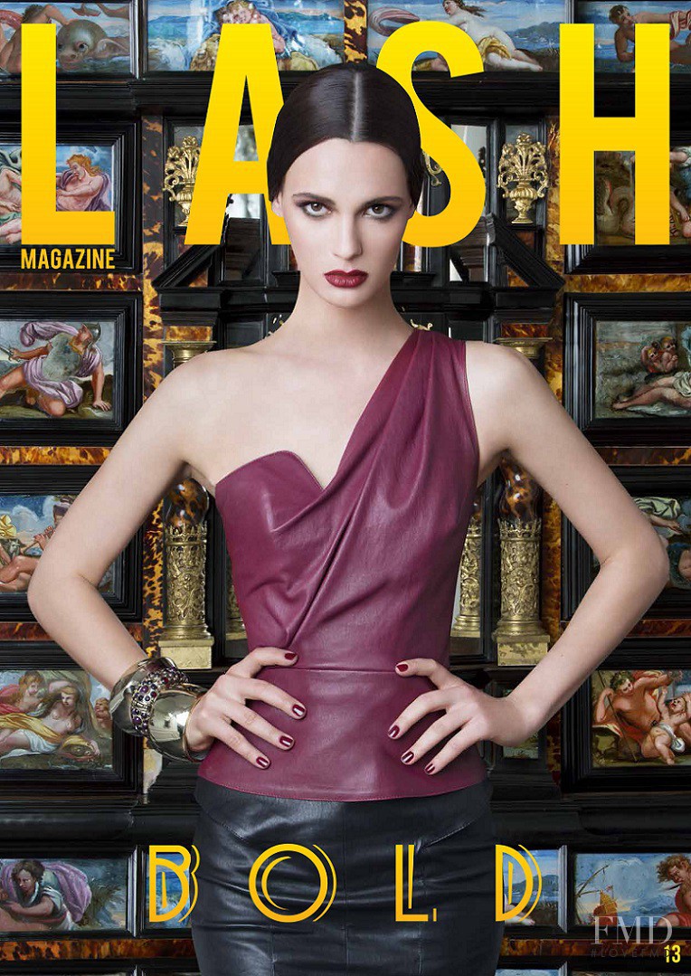 Anita Hodosi featured on the Lash Magazine cover from May 2013