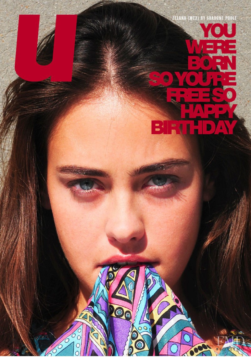 Lana Pozhidaeva featured on the U Magazine cover from November 2009