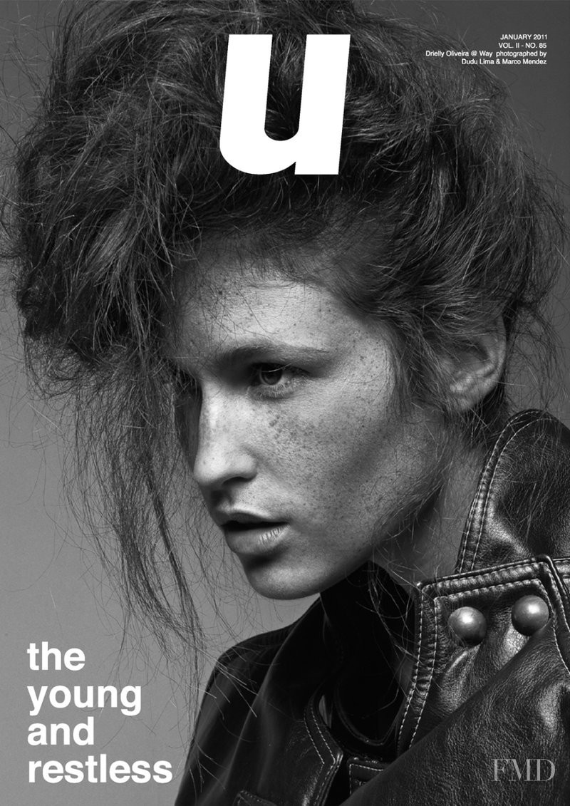 Drielly Oliveira featured on the U Magazine cover from January 2011
