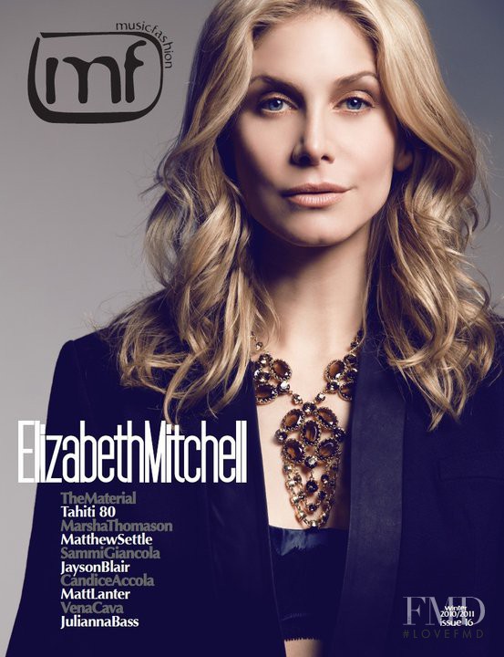 Elizabeth Mitchell featured on the mf Magazine cover from January 2011