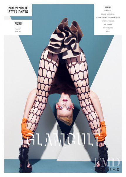 Dorith Mous featured on the Glamcult cover from March 2010