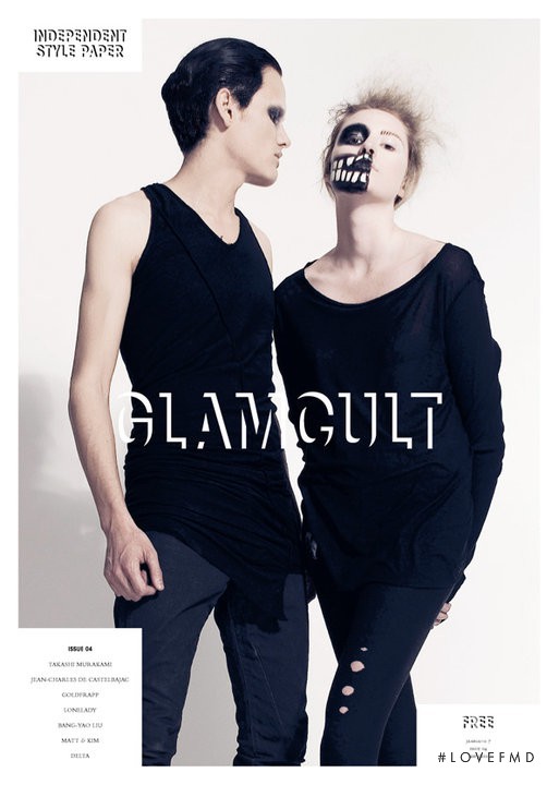  featured on the Glamcult cover from May 2010
