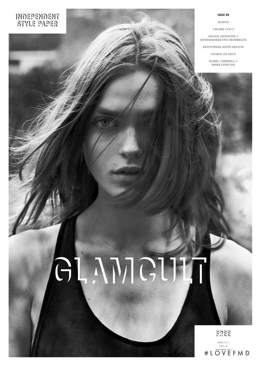 Sophie Vlaming featured on the Glamcult cover from November 2010