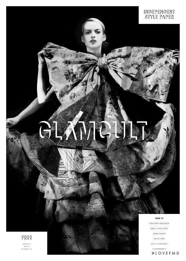  featured on the Glamcult cover from December 2011