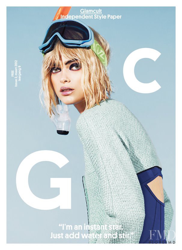 Sophie Vlaming featured on the Glamcult cover from March 2012