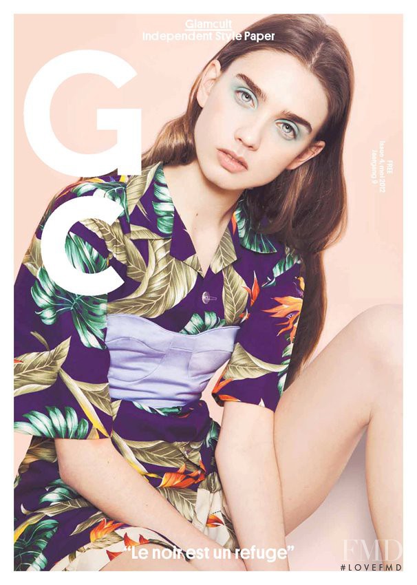 Manuela Lazic featured on the Glamcult cover from May 2012