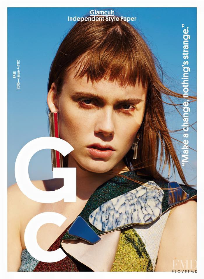 Kiki Willems featured on the Glamcult cover from February 2015