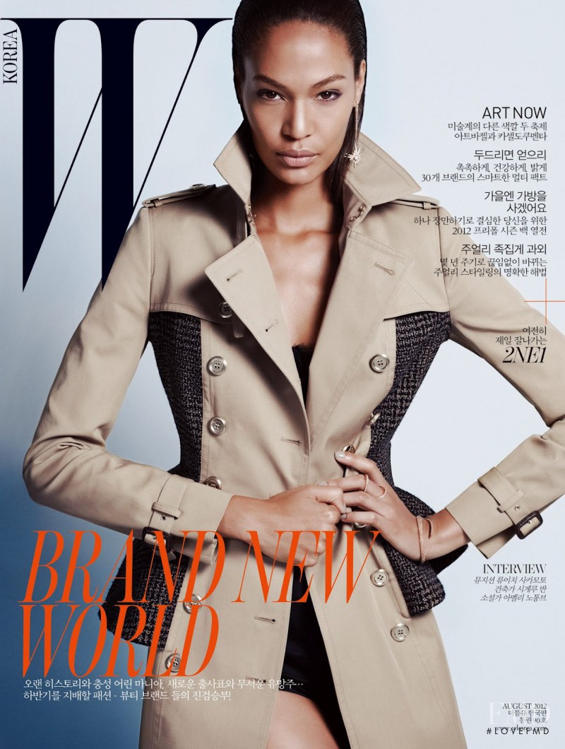 Joan Smalls featured on the W Korea cover from August 2012