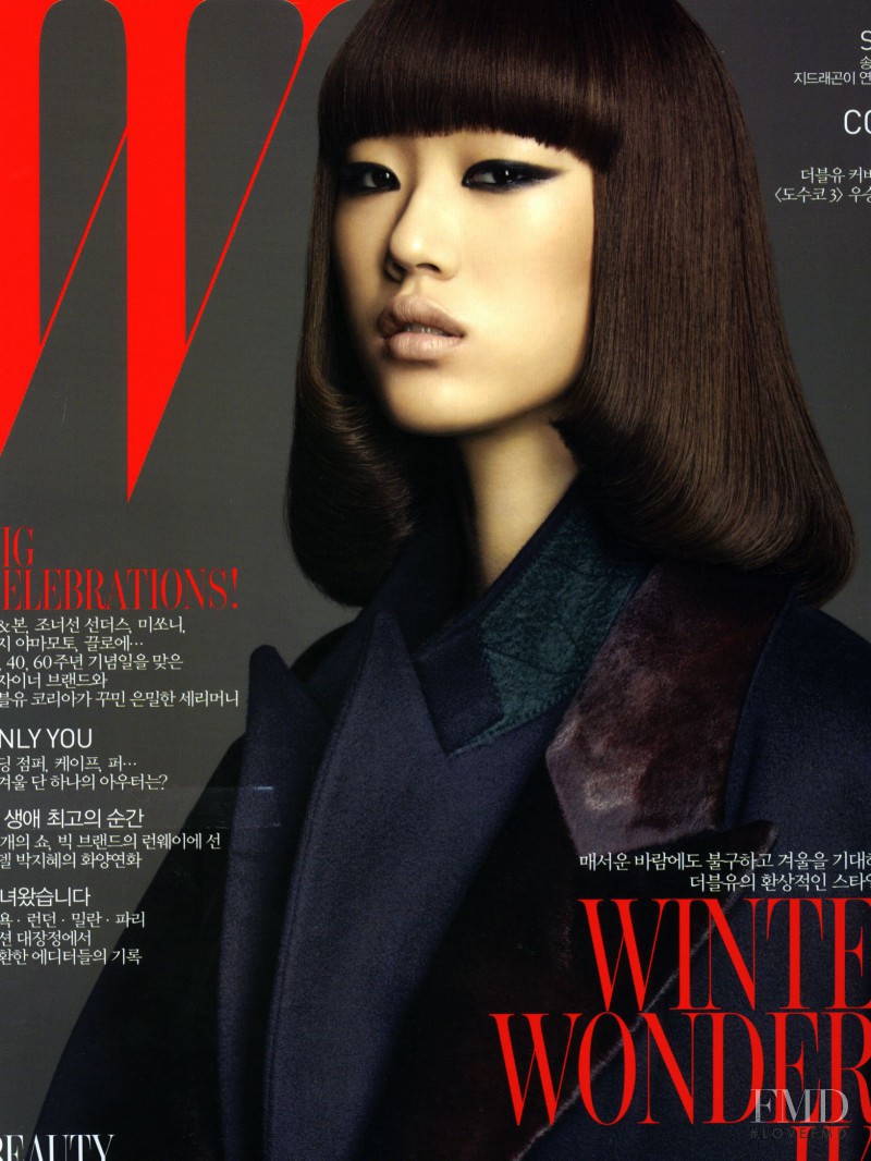 So Ra Choi featured on the W Korea cover from November 2012