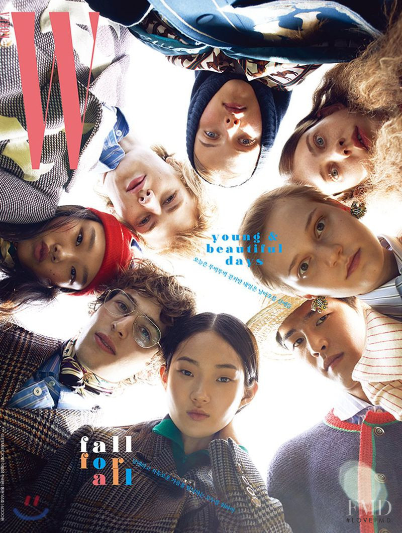 Hyun Ji Shin, Yoon Young Bae, Sarah Wilson featured on the W Korea cover from September 2018