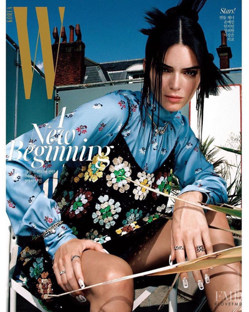 Kendall Jenner featured on the W Korea cover from October 2019