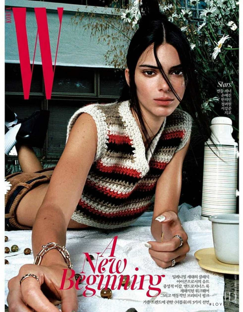 Kendall Jenner featured on the W Korea cover from October 2019
