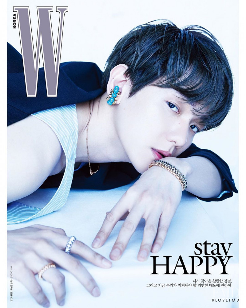 Baek Hyun featured on the W Korea cover from May 2020