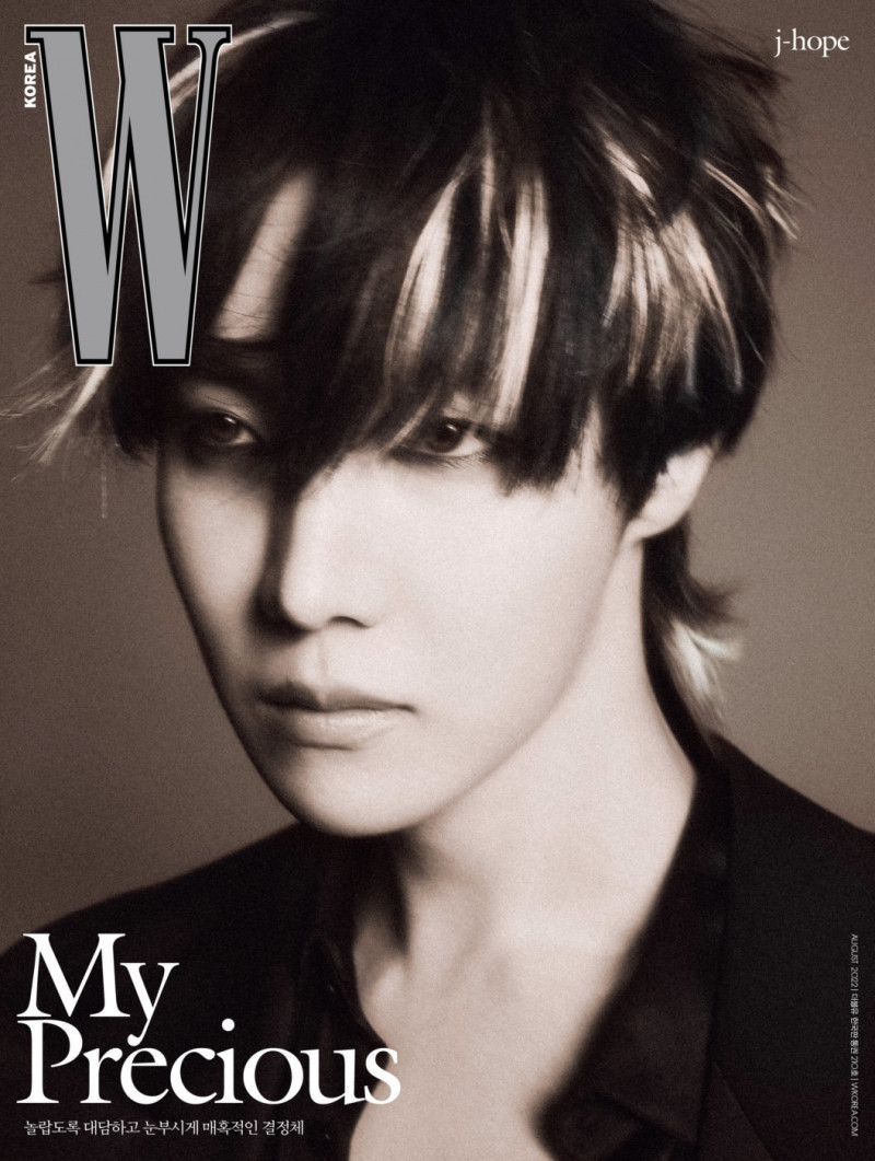 J-Hope featured on the W Korea cover from August 2022