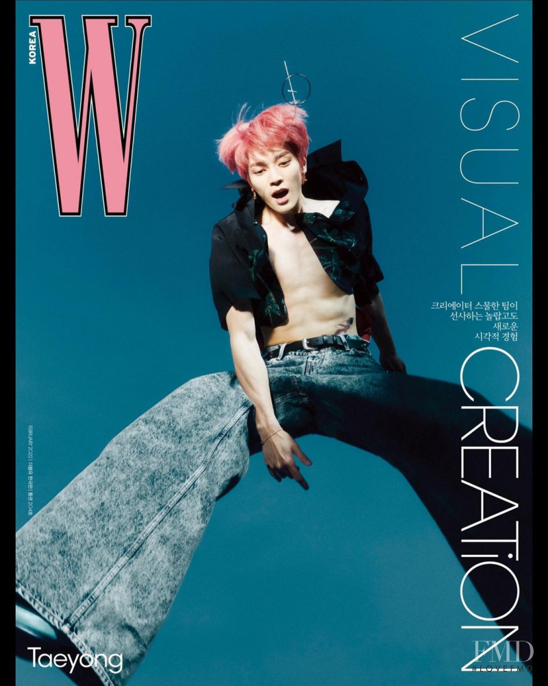 Taeyong  featured on the W Korea cover from February 2022