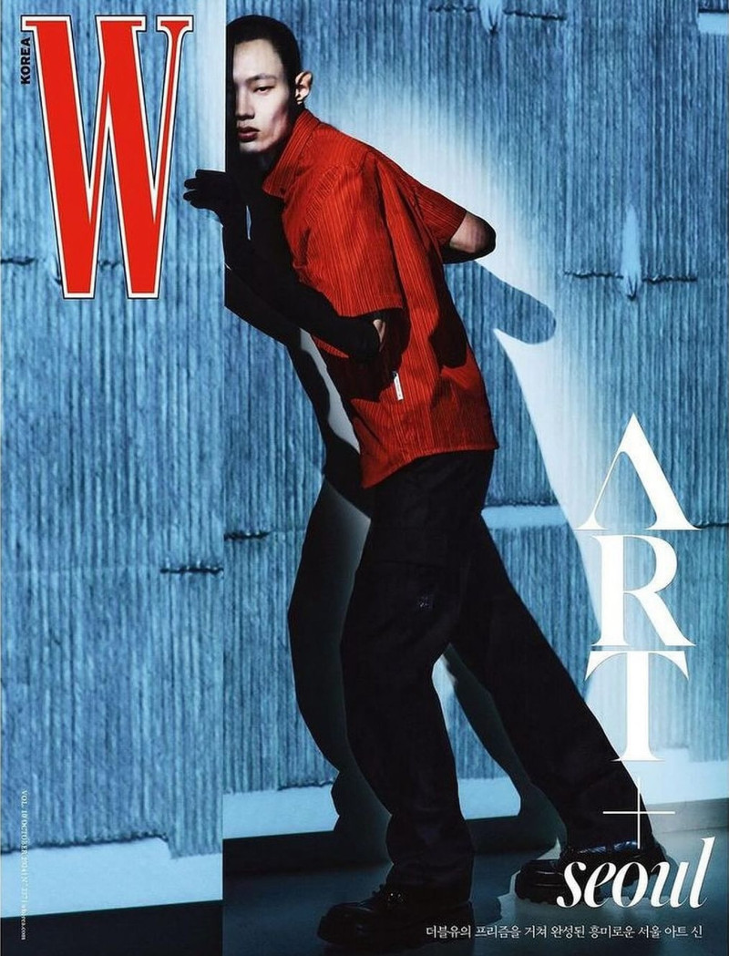 Hoyong Kim featured on the W Korea cover from October 2024